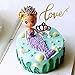 JJMG New 4Set Cake Toppers Decorating Disney Mermaid Dolls Ocean Princess Toy