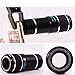 Horizon Cellphone Camera Lens 12X Zoom Removable Clip-on Telescope Manual Focus Camera Lens Telephoto Lens for iPhone 6S, 6, Galaxy S7, S6