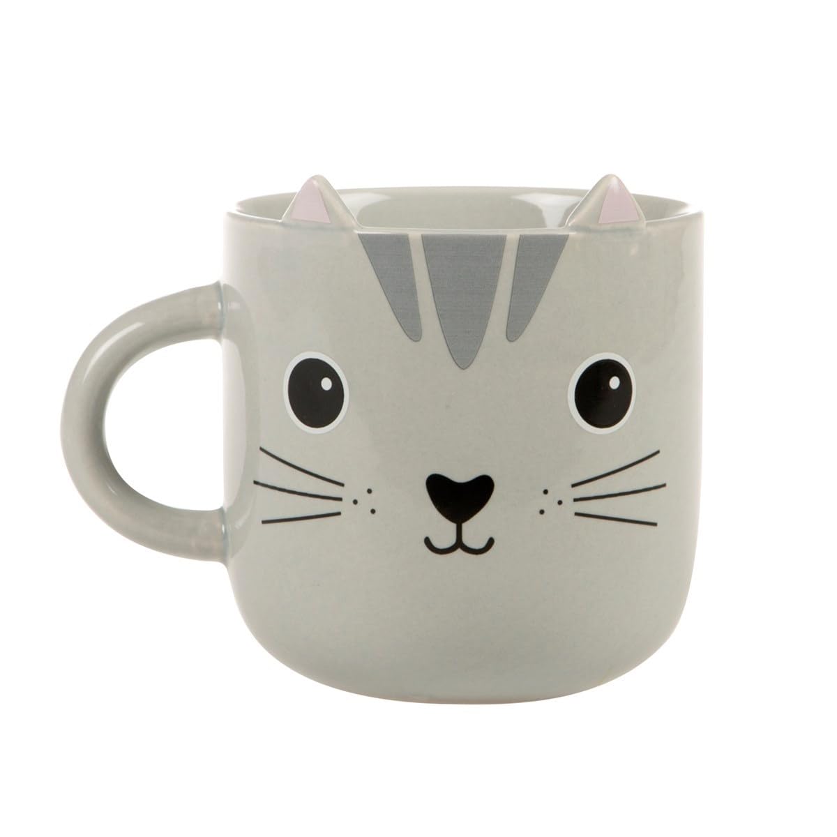 Sass & Belle Nori Cat Kawaii Friends Grey Mug