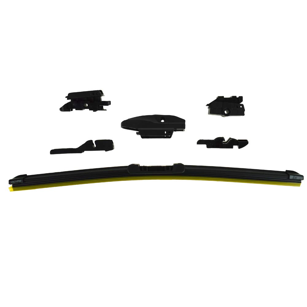 Maypole 21" 530 mm Vision Pro Flat Wiper Blade & Fixing Kit Universal Fit, 1 Piece