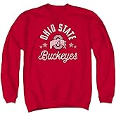 LOGOVISION The Ohio State University Official Buckeyes Unisex Adult Crewneck Sweatshirt