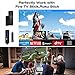 Video Projector, TOPVISION 4500Lux Portable Mini Projector with 100″ Projector Screen, 1080P Supported, Built in HI-FI Speakers, Compatible with Fire Stick, HDMI, VGA, USB, TF, AV, PS4thumb 2
