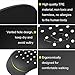 Mosuch Crease Preventers Plastic Shoes Shields 2 Pack Anti-Wrinkle Shoe Toe Box Creasing for Women US Size 3-7 Black and White