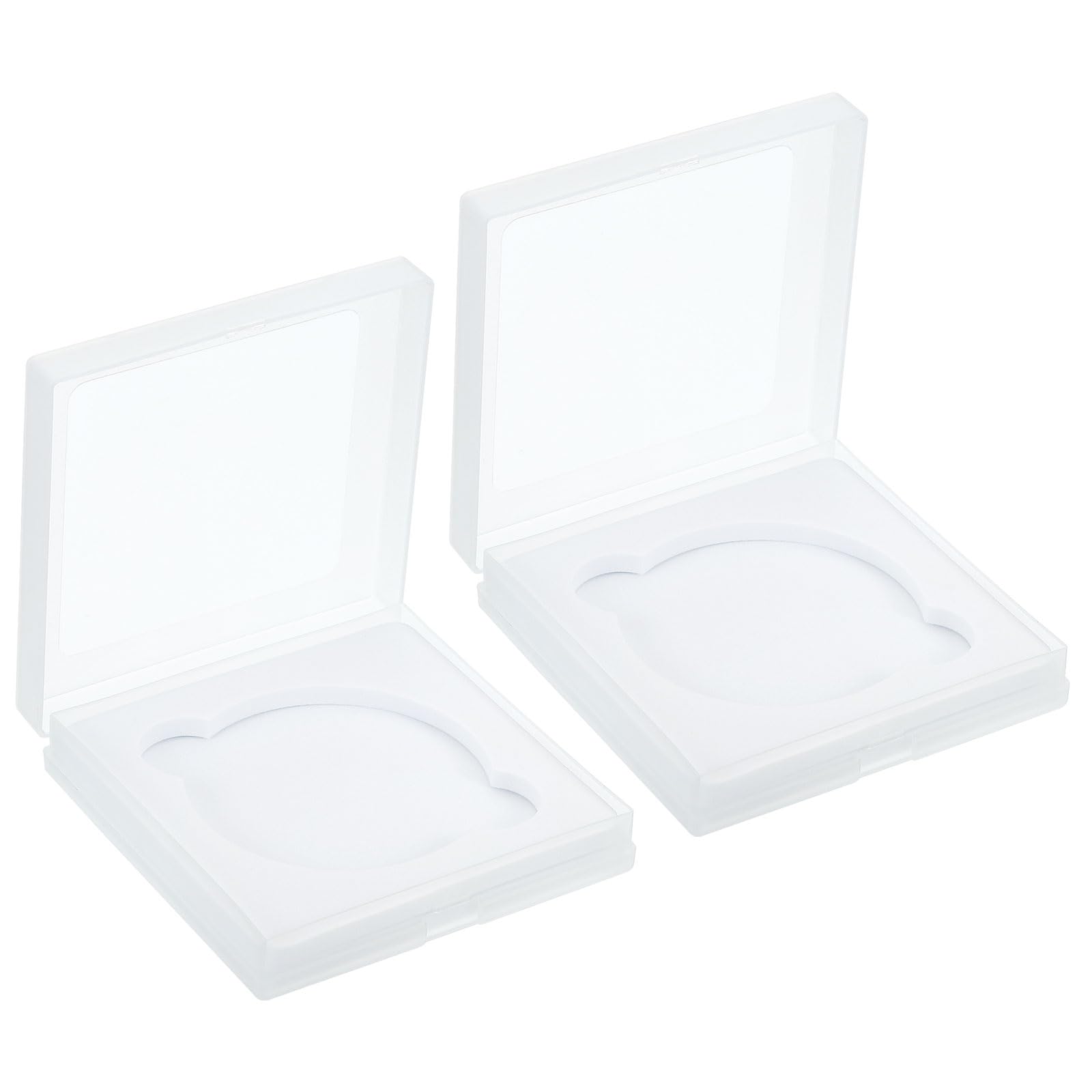 PATIKIL 62mm Lens Filter Case, 2pcs Camera Filter Case Portable Lens Filter Box Water Resistant Dustproof Plastic for Photography Filter Storage