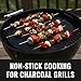 Grillaholics Grill Mat Round - As Featured on Rachael Ray Top Grilling Accessories - Set of 2 Nonstick BBQ Grilling Mats - 15 Inch (Round)