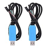 Sumind 2 Pack Debug Cable for Raspberry Pi USB Programming USB to TTL Serial Cable, Windows XP/ VISTA/ 7/ 8/ 8.1 Supported
