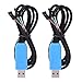 Sumind 2 Pack Debug Cable for Raspberry Pi USB Programming USB to TTL Serial Cable, Windows XP/Vista/ 7/8/ 8.1 Supported