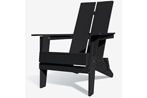 Krikacy Adirondack Chair, SGS Tested, All-Weather Fire Pit Chair with Cup Holder, Oversized Foldable Outdoor Seating, Recycla