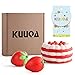 Kuuqa 3 Pcs Slow Rising Squishies Jumbo Strawberry Cake Squishy and Fruit Strawberry Squishy Toy Charms Stress Relief Toys Kids Toy Gift Party Favors