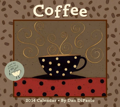 Coffee 2014 Deluxe Wall Calendar by 