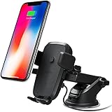 iOttie Easy One Touch Qi Wireless Fast Charge Car Mount for Samsung Galaxy S8, S7/S7 Edge, Note 8 5 &amp; Standard Charge for iPhone X, 8/8 Plus &amp; Qi Enabled Devices