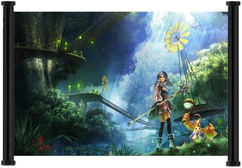Xenoblade Chronicles Game Fabric Wall Scroll Poster (55"x31") Inches