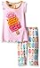 Mud Pie Little Girls' Toddler Two Piece Playwear Set Sleeveless, Multi, 4T