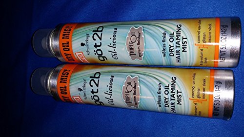 Got 2b Oil-licious Triple Oil Dry Oil Mist 5 Oz. ( 2 Pack )