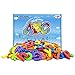 168PCS Magnetic Letters and Numbers, Awesome Refrigerator Magnets Letters, ABC Alphabet Magnets for Kids Gift Set with FREE Amazing Learning & Spelling APP - Dry Erase Magnetic Board Preschool Toy
