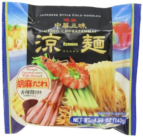 Myojo Chukazanmai Hiyashi Chuka Instant Cold Noodles, 4.93-Ounce (Pack of 6) by Myojo