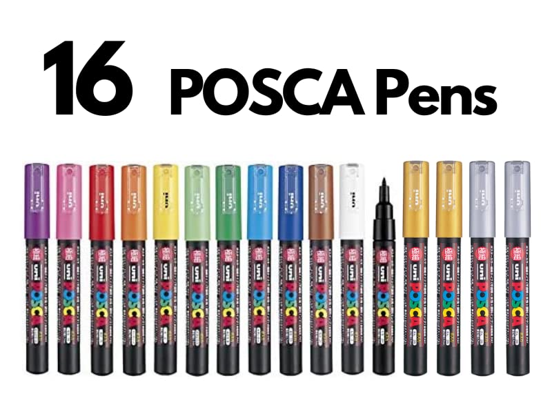 Uniposca Paint Marker SPECIAL SET (a) , Mitsubishi Pencil, Poster