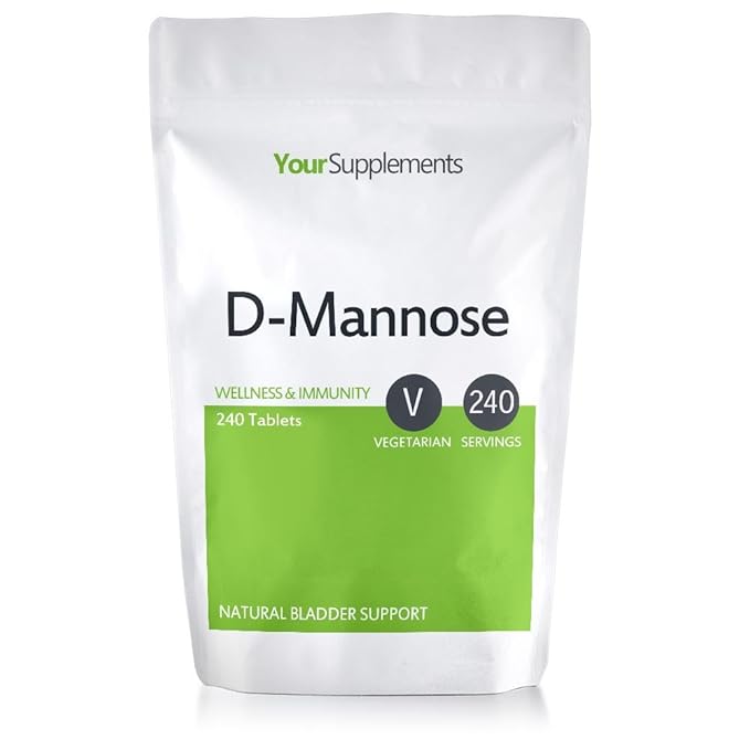DMannose Tablets 1000mg X 240 Double Strength A Natural & Safe
