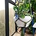 Five-of-Five 2 Pack Macrame Plant Hanger with Ring and Butterfly for Indoor Outdoor Plant Decoration, 4 Legs Flower Pot Plant Holder, 41.3 Inches Green