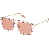 Goiteia FL-Rose Migraine Glasses,Blocks 480–520 nm Light, Light Sensitivity Glasses for Fluorescent LED Glare,Photophobia