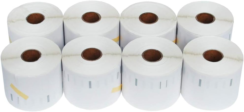 8 Rolls DYMO 11354 Compatible 57mm x 32mm Medium Multipurpose Labels,BPA Free (1000 Labels per Roll) for Dymo LabelWriter 310 320 330 4XL 400 450 Turbo/Twin Turbo/Duo & Seiko SLP Label Printers