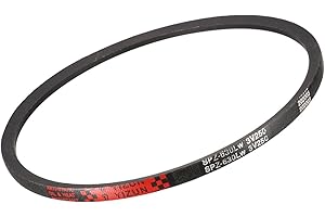 Kozelo SPZ-630 V-Belts - [630 mm Pitch Length x 10mm Width x 9mm Thickness] Rubber Drive Belt for Power Transmission Use, Bla