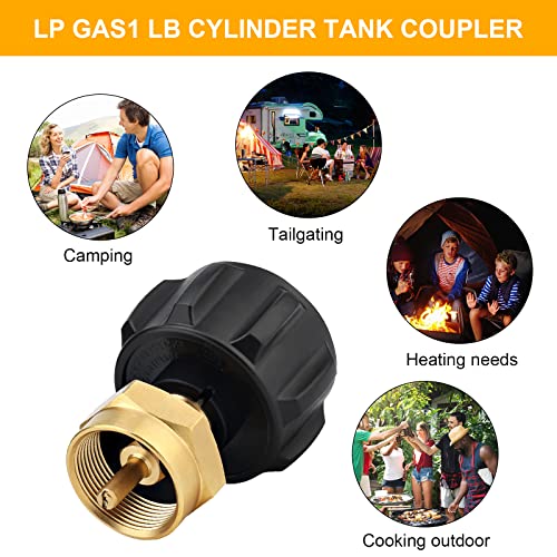FMYNVXU Propane Fill Adapter Propane Gas Cylinder Connector, 20 Lb Tank