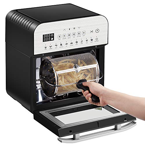 GoWISE USA GW44804 Air Fryer Toaster Oven with Rotisserie + Dehydrator