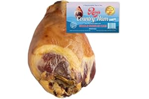 RAYS COUNTRY HAM Ray’s Country Ham - 16 lb Whole Bone-In Country Ham| The Real Thing – Authentic Blue Ridge Mountain Dry-Cure, Heirloom Southern Tradition | Owner’s Manual Included