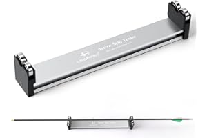 LEANPRO Arrow Spine Inspector for Shaft Straightness,Vane Tuning and Broadhead Spining, Aluminum Arrow Straightness Detector Tool