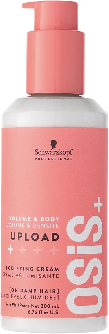 Schwarzkopf OSiS Upload Bodifying Hair Cream 200 ml Heat Protection