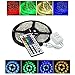 eBoTrade 16.4ft 12V Flexible LED Light Strip, LED Tape Light 5050 RGB Color Changing LED Strip Kit Waterproof for DIY Christmas Holiday Home Kitchen Car Bar Party Decoration