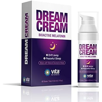 Melatonin Cream for Your Dream Sleep - Super Convenient Way to Use Each Pump is 3mg of Melatonin. Dab on Your Wrist and Drift Away.