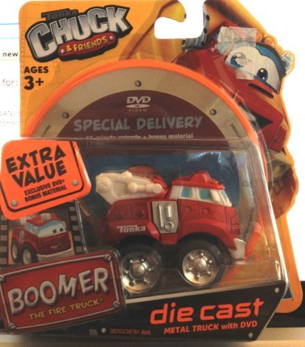 Tonka Chuck and Friends Boomer the Fire Truck Diecast with Dvd