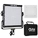 GVM Bi-Color LED Video Light Dimmable Panel Temperature Upgrade 2300K-6800K Suitable for Studio YouTube Shooting