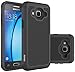 OEAGO Samsung Galaxy J3 6 (2016) Case, Galaxy J3 V J3V Case, Galaxy Sky Case, Galaxy Amp Prime Case, Galaxy Express Prime Case, Galaxy Sol Case, Shock-Absorption Dual Layer Defender Cover - Black