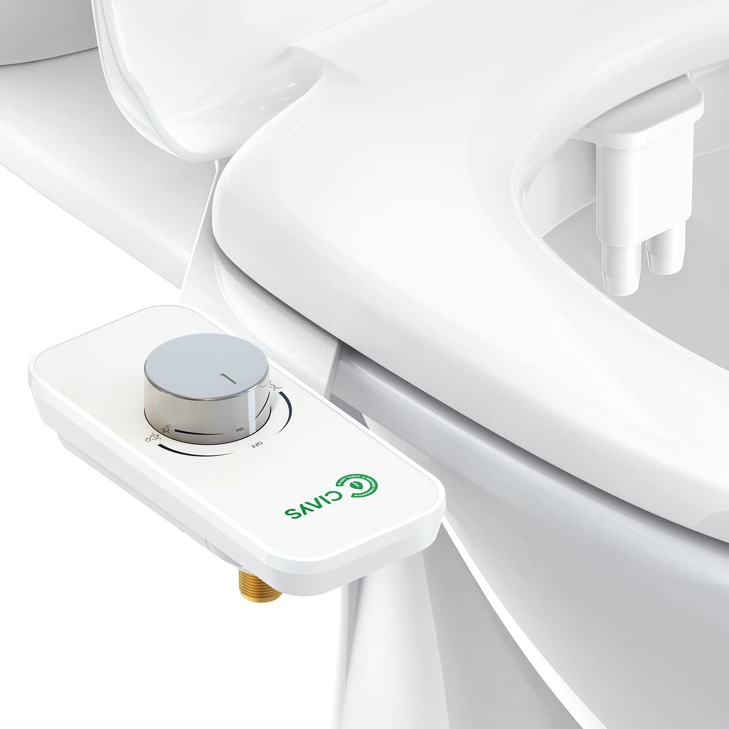 thumbnail image 2 of VEVOR Bidet Attachment For Toilet - Dual Nozzle, Adjustable Water Pressure, Non-Electric Fresh Water Rinse - MB1001-C 2 of 6