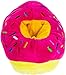 Silver Lilly Novelty Slippers - Plush Donut Dessert Food Slippers (Yellow XL)