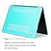 GMYLE Soft-Touch Matte Hard Case for MacBook Pro 13 inch with CD-ROM (Model: A1278) - Turquoise Blue