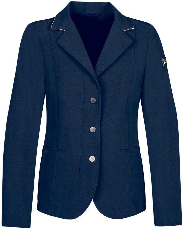 Equiline Ursula Girls Competition Jacket Navy Blue/Age 12-13