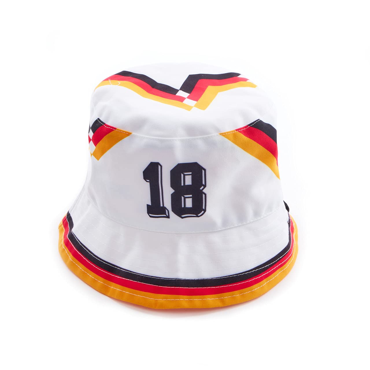Classic Football Shirts Euro 88' West Germany Home Bucket Hat #18 (Klinsmann)