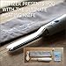 Antizer Butter Spreading Cheese Melting Ice Cream Heating Kitchen Knife Fast Heating Up With Stainless Steel Blade And Rechargeable Lithium Ion Battery For Breakfast Or Dinner White Color