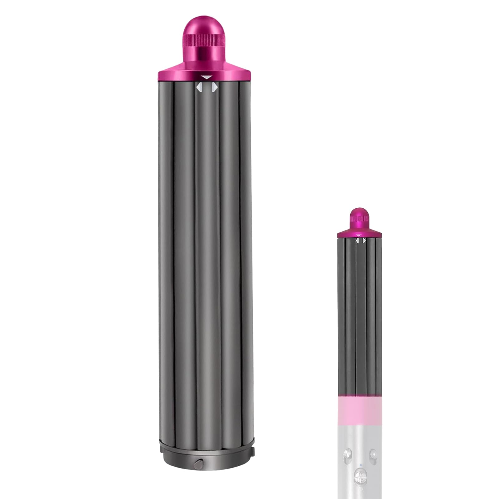 40mm/1.6inch Long Curling Barrels Attachments for Dyson Airwrap HS01 HS05 HS08 Styler, Hair Curl Barrels Replacement Parts, Rose Red