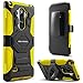 Evocel LG G Stylo [New Generation] Rugged Holster Dual Layer Case [Kickstand][Belt Swivel Clip] for LG G Stylo, Yellow (EVO-LGLS770-XX15)