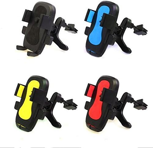 Raki Universal Smartphones Car Air Vent Mount Holder Cradle, 360 Degree Rotation ,Compatible with iPhone 7 7 Plus SE 6s 6 Plus 6 5s 5 4s 4 Samsung Galaxy S6 S5 S4 S8 S8 PLlus LG and More (red)