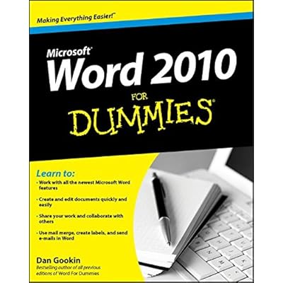 Word 2010 For Dummies Word 2010 For Dummies