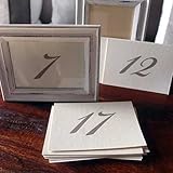 David Tutera Double Sided Table Numbers