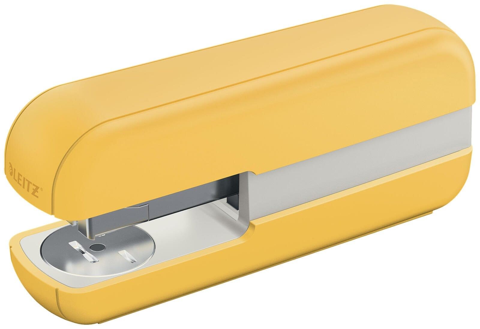 Leitz Stapler, 30 Sheet Capacity, Cosy Range, Warm Yellow, 55670019 — image 1