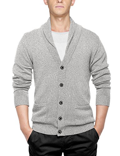 Match men s sweater series shawl collar cardigan (us l (tag size …
