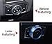 AndyGo® New Design Car styling Aluminium alloy headlight switch knob cover For Ford Focus 3 MK3 ST RS 2012 2013 2014 2015 2016